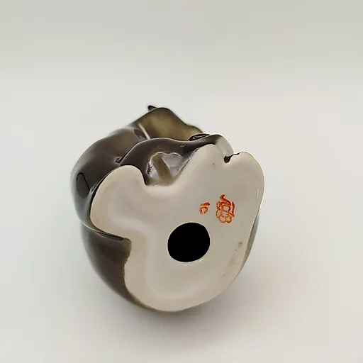 Фарфоровая статуэтка "Гималайский медведь" скульптора Веселова, ЛФЗ, СССР - View 5