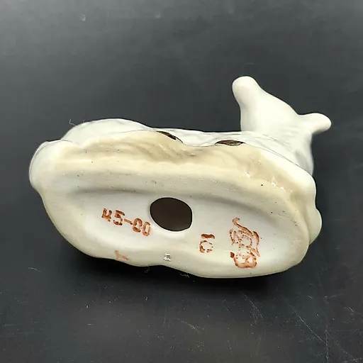 Фарфоровая статуэтка 'Овечка' скульптора Еропкиной, ЛФЗ, СССР, 1989-2001 гг. - View 3