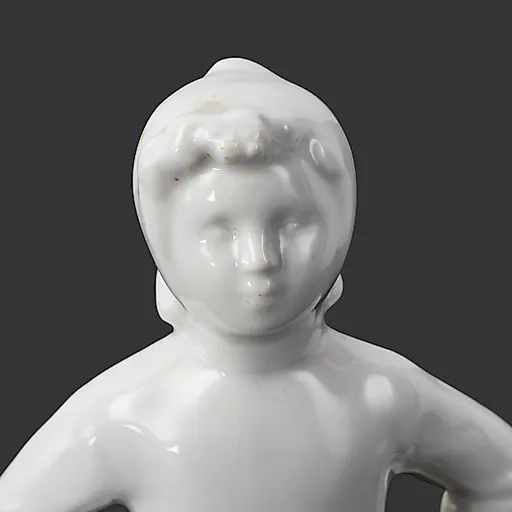 Фарфоровая статуэтка "На катке", скульптор С.Б. Велихова, ЛФЗ, СССР, 1950-1960-е годы - View 2