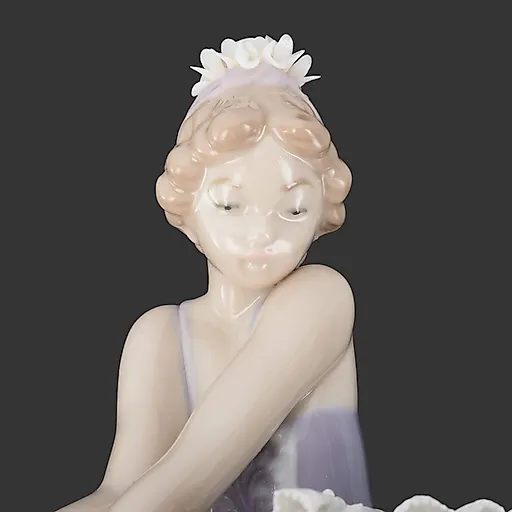 Фарфоровая статуэтка "Вечер премьеры" с балериной, Lladro, Испания, 1987 год - View 2