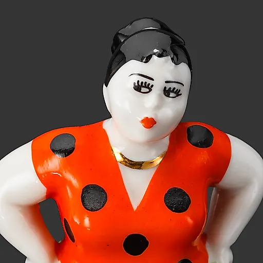 Фарфоровая статуэтка "Склочница" из серии "Разговор", ЛЗФИ, СССР, 1950-е - View 2