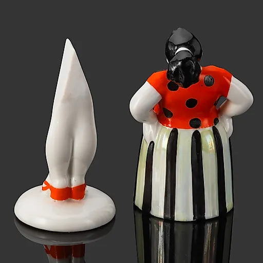 Фарфоровая статуэтка "Склочница" из серии "Разговор", ЛЗФИ, СССР, 1950-е - View 3