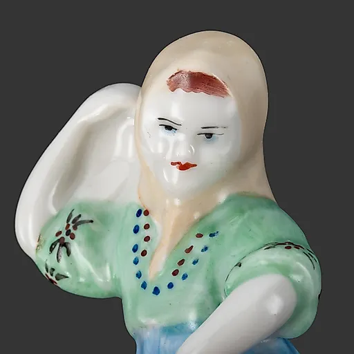 Фарфоровая статуэтка "Дарья" (Юная плясунья), скульптор Н.А. Замятина, Городницкий завод, СССР, 1950-е - View 2