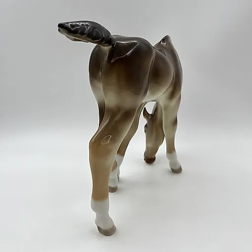 Фарфоровая статуэтка "Жеребёнок пасущийся" скульптора Б.Я. Воробьева, ЛФЗ, 1991-2005 гг. - View 4