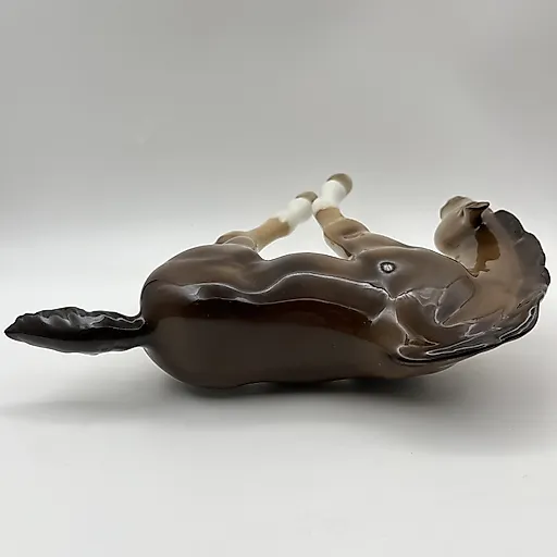 Фарфоровая статуэтка "Жеребёнок пасущийся" скульптора Б.Я. Воробьева, ЛФЗ, 1991-2005 гг. - View 5