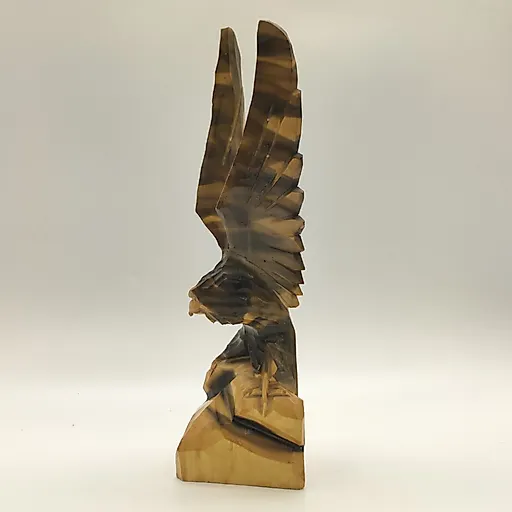 Резная деревянная статуэтка Орёл с лаковым покрытием, СССР, 1970-1990 гг. - View 3