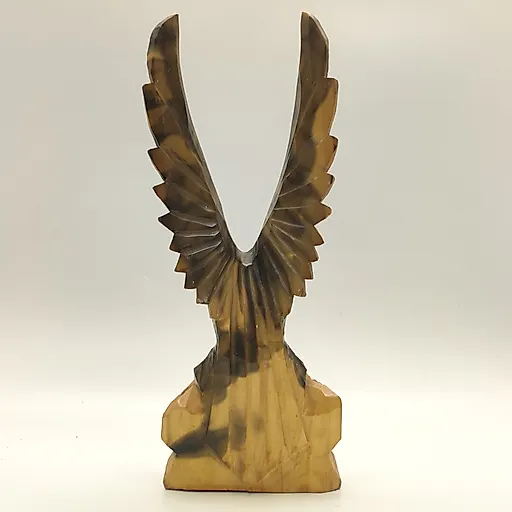 Резная деревянная статуэтка Орёл с лаковым покрытием, СССР, 1970-1990 гг. - View 4