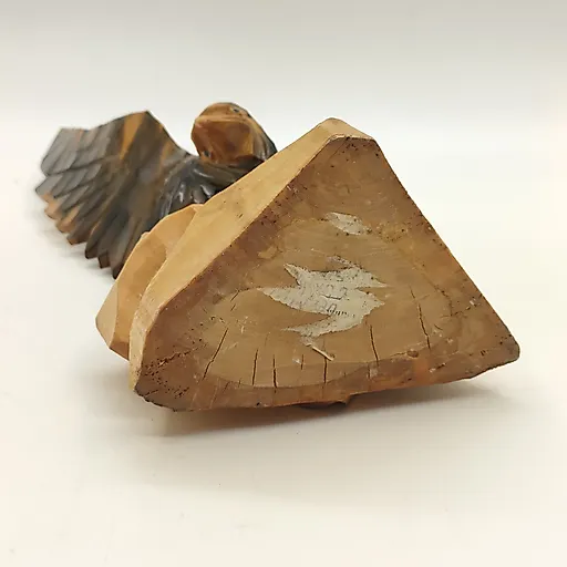 Резная деревянная статуэтка Орёл с лаковым покрытием, СССР, 1970-1990 гг. - View 5