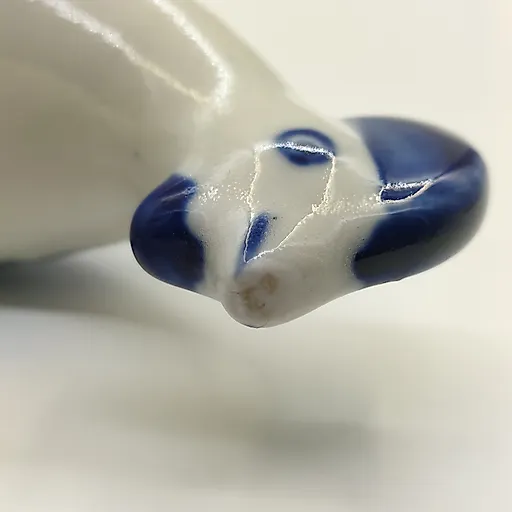 Фарфоровая статуэтка Петух в стиле Гжель, СССР 1970-1990 гг. - View 4