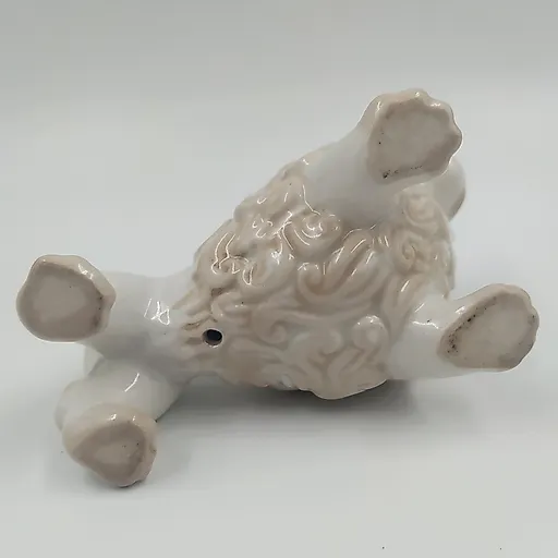 Фарфоровая статуэтка «Лев» авторства Н. Сердюкова, ЛЗФИ, СССР, 1950-1980 гг. - View 4