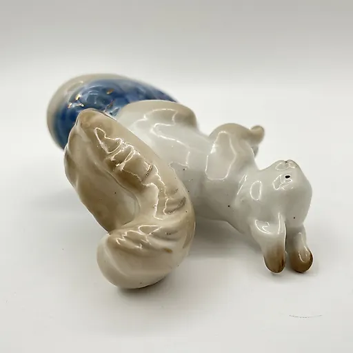 Фарфоровая статуэтка "Белка" скульптора Бессарабовой, Турыгинский завод (Гжель), СССР, 1950-1960-е годы - View 5