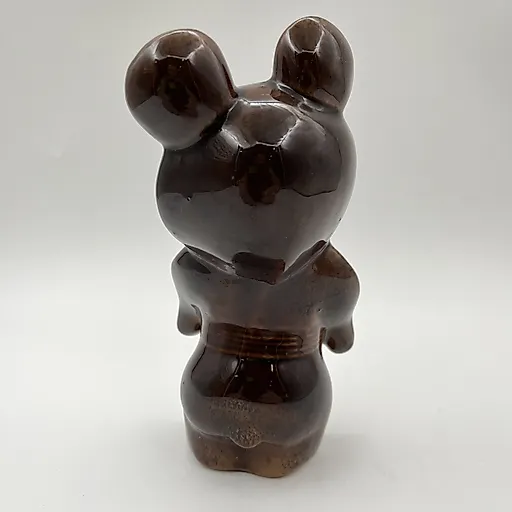 Фаянсовая статуэтка Олимпийский мишка, Конаковский завод, СССР, 1980-е - View 3