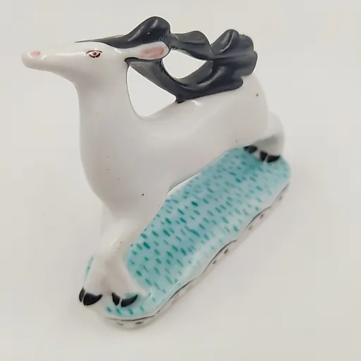 Фарфоровая статуэтка "Северный олень" скульптора Кольцова, ЛФЗ, СССР, 1950-1960-е годы - View 2