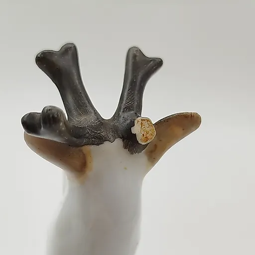 Фарфоровая статуэтка "Олень" скульптора Воробьева Б.Я., ЛФЗ, СССР, 1950-е годы - View 6