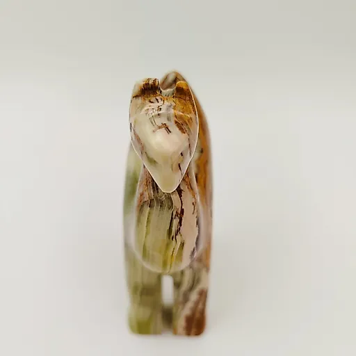 Резная статуэтка верблюда из оникса, Азия, современная работа - View 3