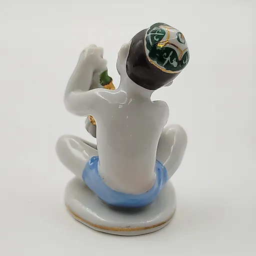 Фарфоровая статуэтка "Мальчик с виноградом" ЛФЗ СССР 1950-1960 гг. - View 3