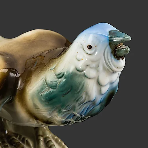 Фарфоровая статуэтка 'Тетерев' с росписью, Royal Dux, Чехия, 1990-2000 гг. - View 4