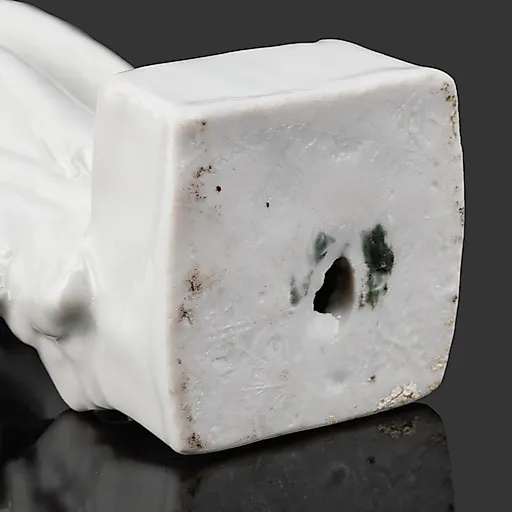 Фарфоровая скульптура «Девушка-геолог» авторства А.Д. Бржезицкой, Дулевский завод, СССР, 1940-1950-е годы - View 4