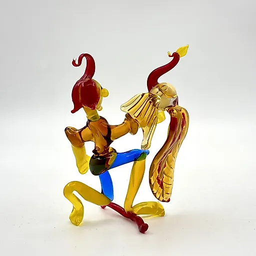 Стеклянная статуэтка "Иванушка с Жар-птицей", гутная техника, Россия, 2000-е - View 2