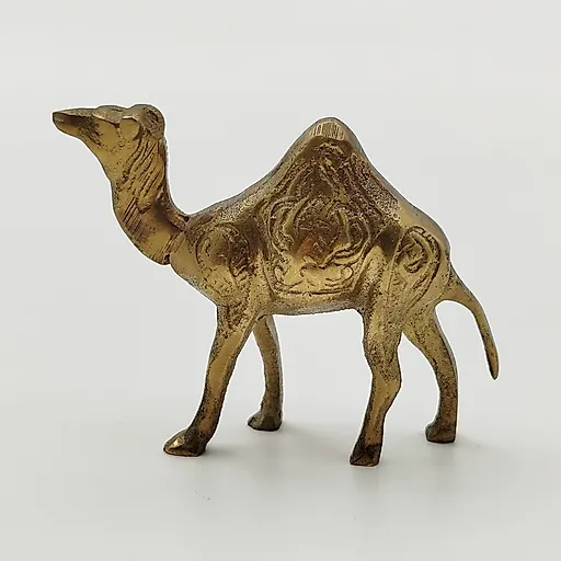 Латунная статуэтка «Верблюд» из Индии, 1970-1990 гг. - View 2