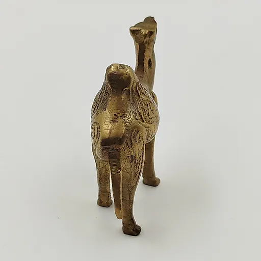 Латунная статуэтка «Верблюд» из Индии, 1970-1990 гг. - View 4