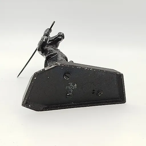 Советская статуэтка из металла "Крокодил Гена и Чебурашка", крашение, 1970-1990 гг. - View 6