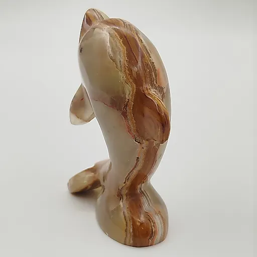 Резная статуэтка дельфина из оникса, Азия, конец XX - начало XXI века - View 4