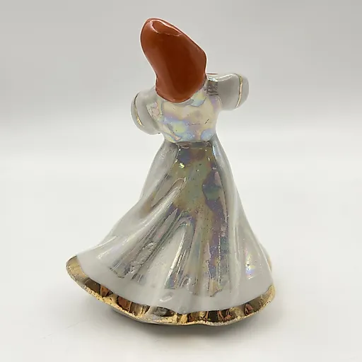 Фарфоровая статуэтка "Русский перепляс" авторства А.Д. Бржезицкой, Дулевский завод, СССР, 1962 г. - View 3