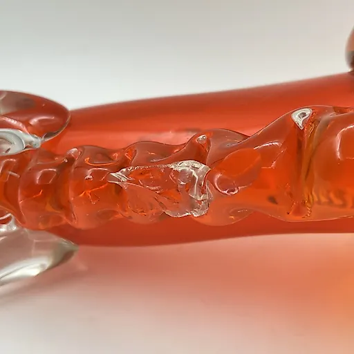 Стеклянная статуэтка "Бизон" авторства Муратова В.С., гутная техника, Гусевской хрустальный завод, СССР - View 10