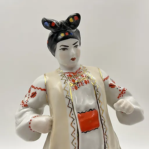 Фарфоровая статуэтка "Одарка" скульптора Щербины, КЭКХЗ, СССР, 1976-1991 гг. - View 2