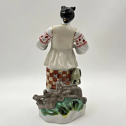 Фарфоровая статуэтка "Одарка" скульптора Щербины, КЭКХЗ, СССР, 1976-1991 гг. - View 4