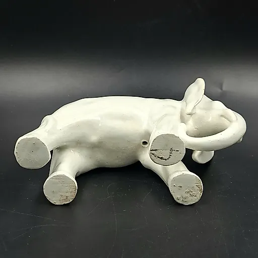 Фаянсовая статуэтка "Слон" Кировского завода, СССР, 1940-1960 гг. - View 6