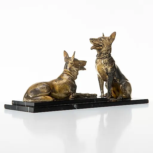 Скульптура "Собаки" из металла и камня, Западная Европа, 1970-1990-е годы - View 2