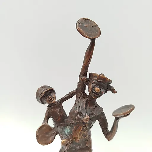 Бронзовая статуэтка "Артисты цирка" от мастерской Da Vinci, Нидерланды, 2010-е - View 2