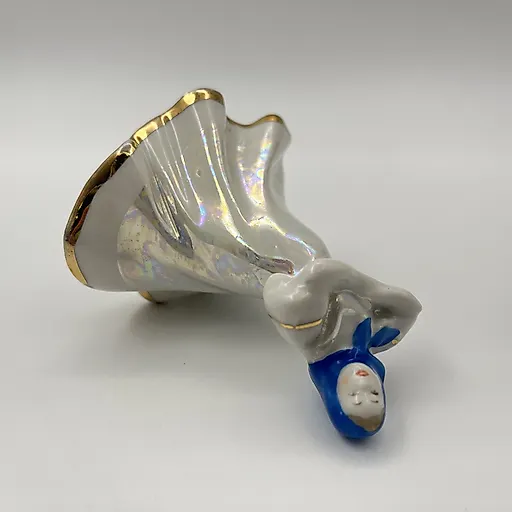 Фарфоровая статуэтка «Русский перепляс» авторства А.Д. Бржезицкой, Дулевский завод, СССР, 1962 год - View 5