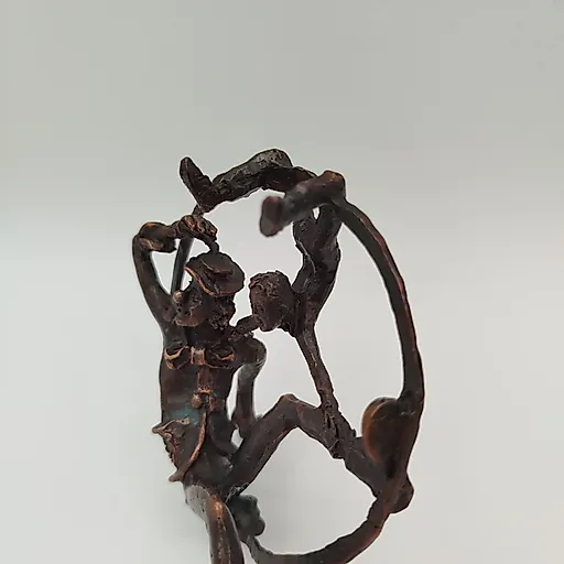 Бронзовая статуэтка "Артисты цирка" (Акробатический этюд), мастерская Da Vinci, Нидерланды, 2010-2015 гг. - View 2