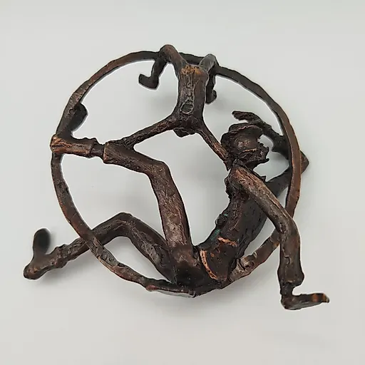 Бронзовая статуэтка "Артисты цирка" (Акробатический этюд), мастерская Da Vinci, Нидерланды, 2010-2015 гг. - View 3