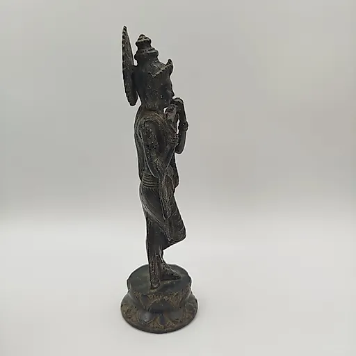 Статуэтка Кришна из металла, литье, Индия 1980-1990 гг. - View 2