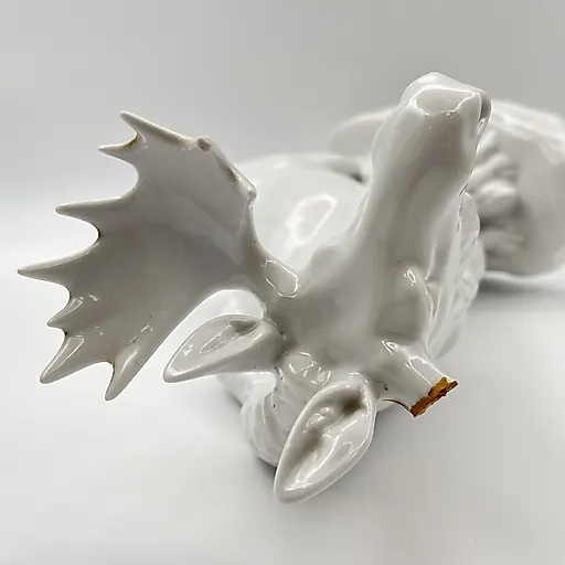 Фарфоровая статуэтка "Лось" скульптора Воробьёва, ЛФЗ СССР - View 8