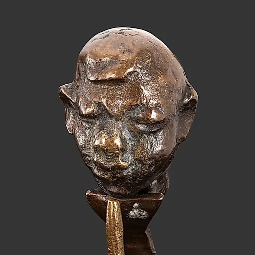 Бронзовая статуэтка "Трубач", литье, Европа, 1970-1990 гг. - View 2