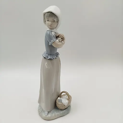 Фарфоровая статуэтка "Девочка с щенком" от NAO Porcelain, Испания, 1970-1990-е - View 5