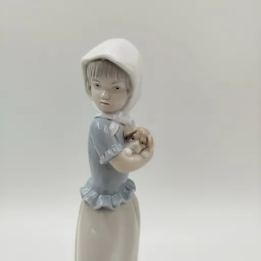 Фарфоровая статуэтка "Девочка с щенком" от NAO Porcelain, Испания, 1970-1990-е - View 6