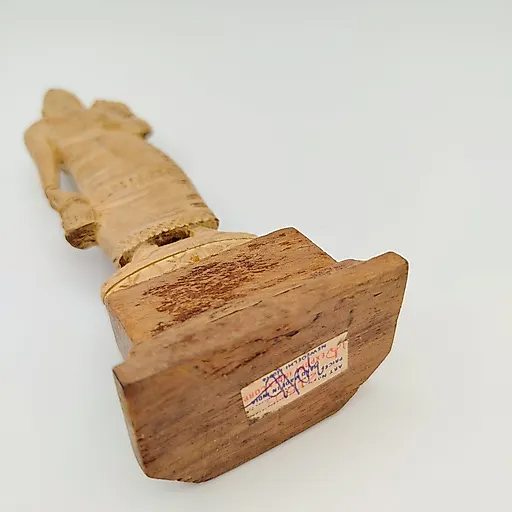 Статуэтка «Индианка» из дерева, резьба, Индия, 1970-1990 гг. - View 6