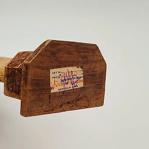 Статуэтка «Индианка» из дерева, резьба, Индия, 1970-1990 гг. - View 7