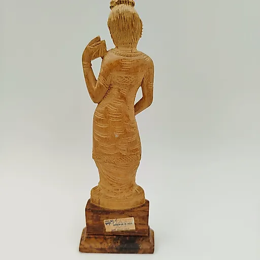 Статуэтка Индианка из дерева, резьба, Индия, 1970-1990 гг. - View 5