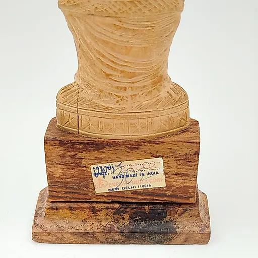 Статуэтка Индианка из дерева, резьба, Индия, 1970-1990 гг. - View 6
