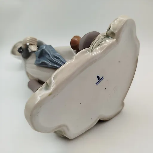 Фарфоровая статуэтка Lladro «Девушка с глиняными сосудами», Испания, 1980-2000 - View 5