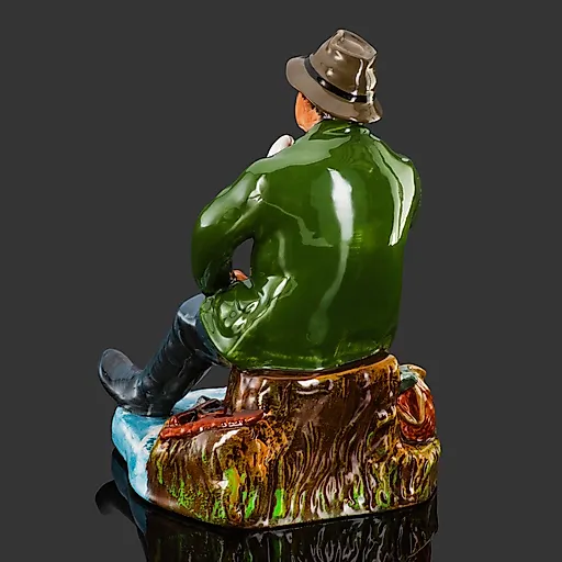 Статуэтка «Хороший улов» Royal Doulton, фарфор, рыбак, Великобритания, 1965-1986 - View 2