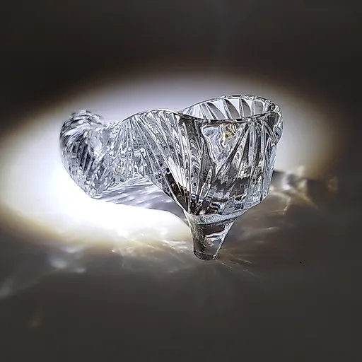 Статуэтка-туфелька из стекла с алмазной гранью, СССР - View 6