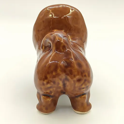 Фаянсовая статуэтка «Чау-чау» от Керамической мастерской Николая Абрамовича, Россия, 2000-2020 гг. - View 2